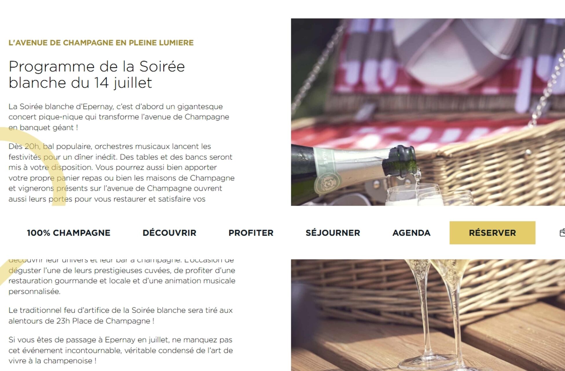 Soirée blanche Epernay