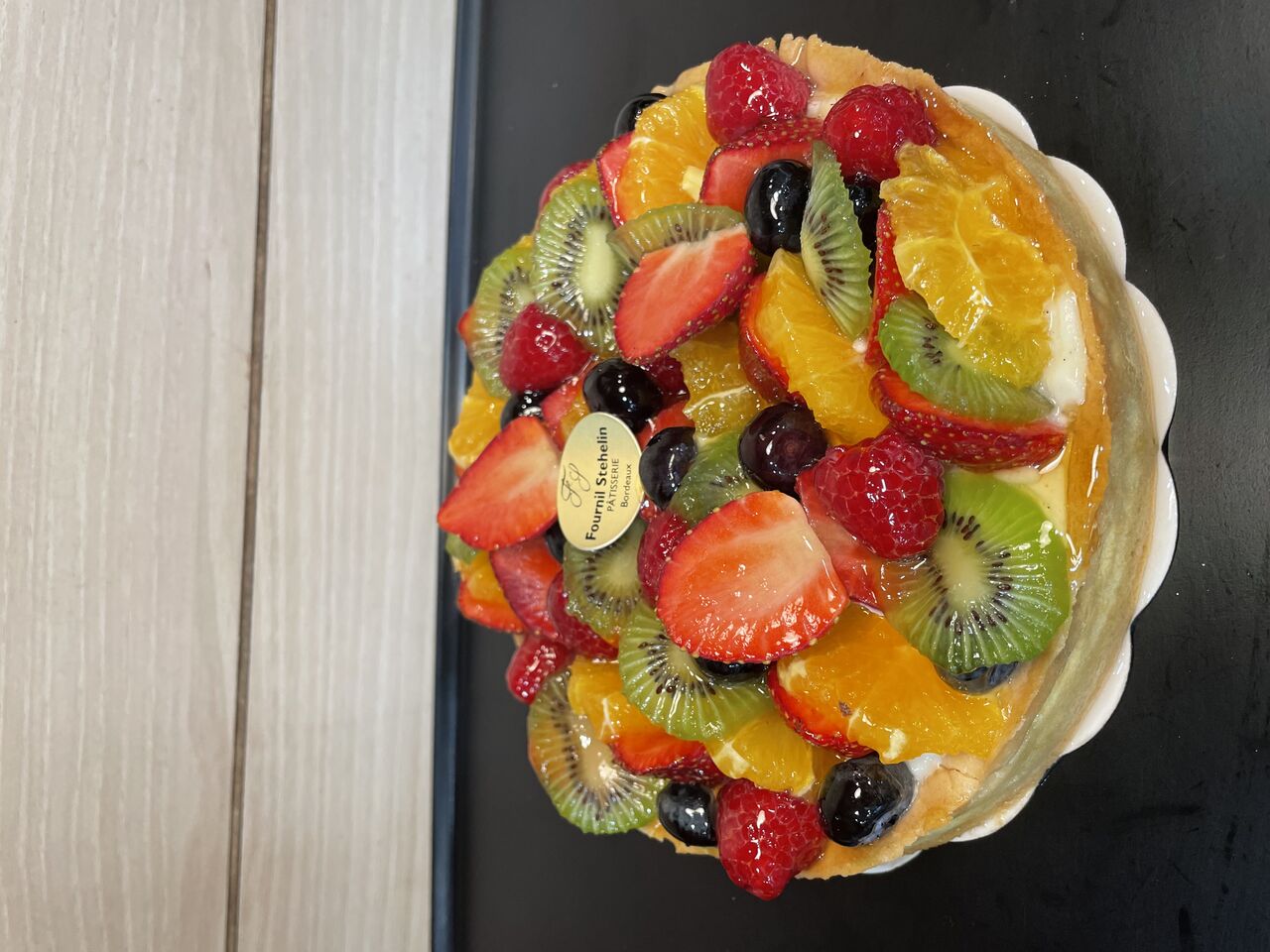 Tarte multifruits cru