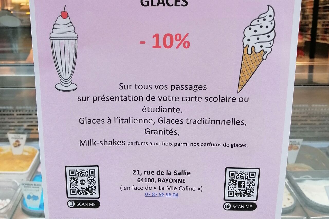 -10% pour les étudiants
