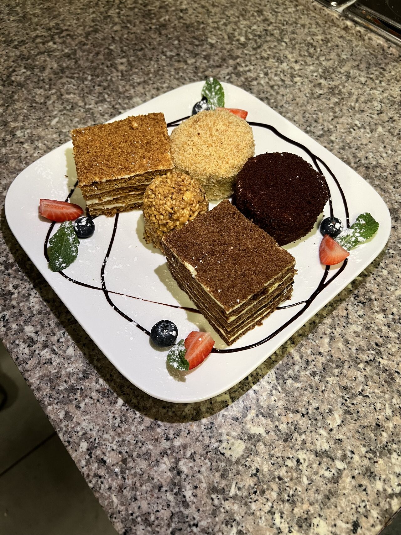 Assortiment de desserts arméniens 