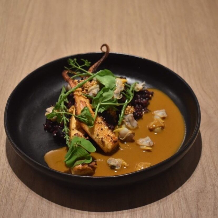 Poulpe / Risotto Vénéré / Nantua 