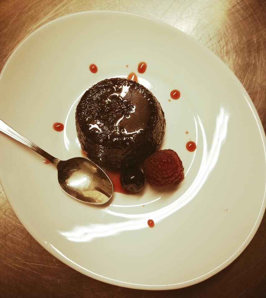 soffice di cioccolato con cuore di amarena