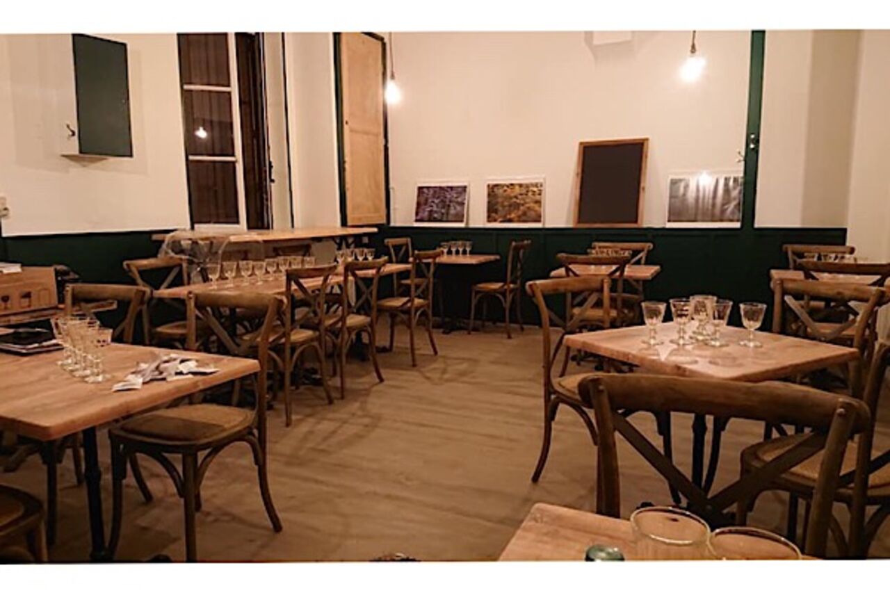 La salle côté intérieur