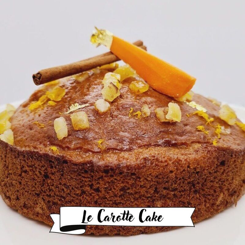 Gourmand et allégé en sucre (de canne), agrémenté de cannelle et de carottes rappées.
