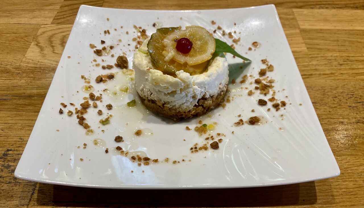 Cheesecake citron basilic 