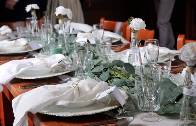 svatební výzdoba salonek