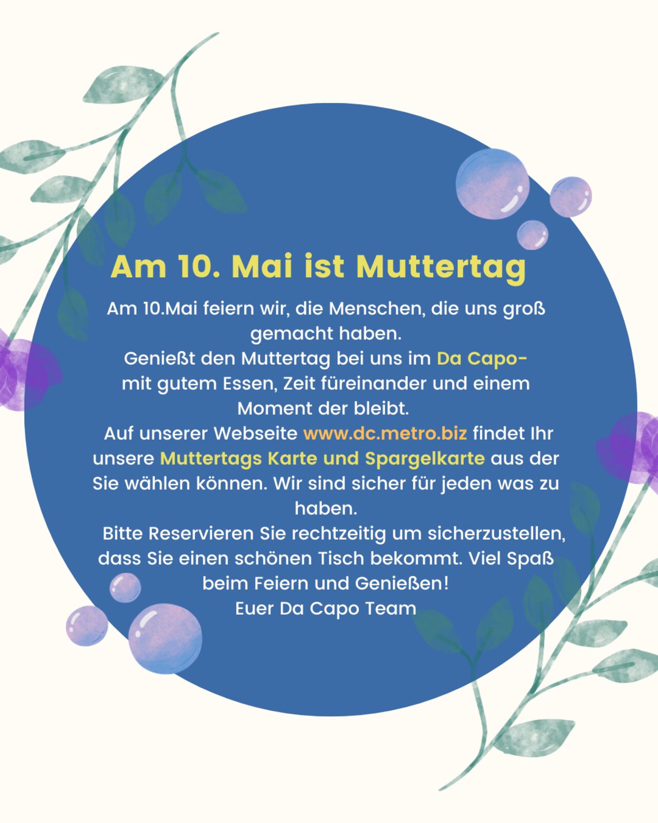 Muttertag 10.05.26
