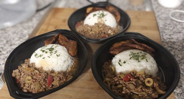 Frisette de bœuf à la cubaine 