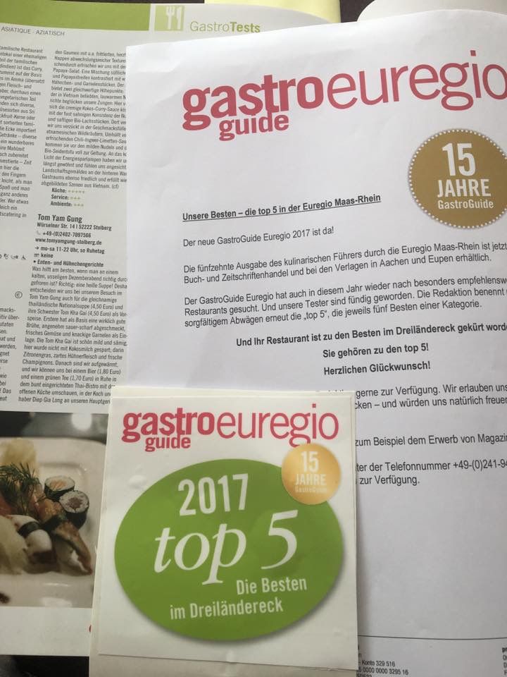 Sehr nette Auszeichnung 