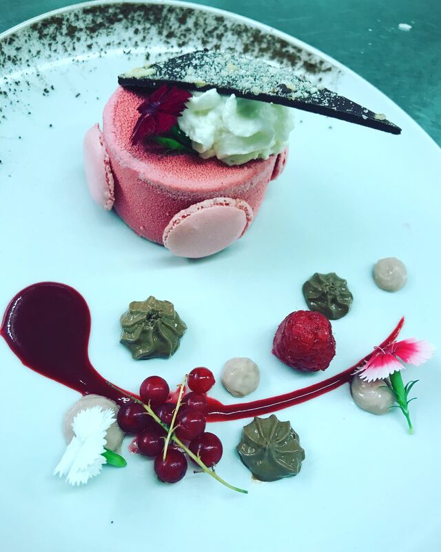 L'alliance Framboise chocolat / Macaron
