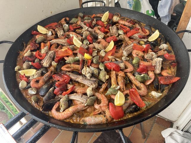 Paëlla au fruits de mer 