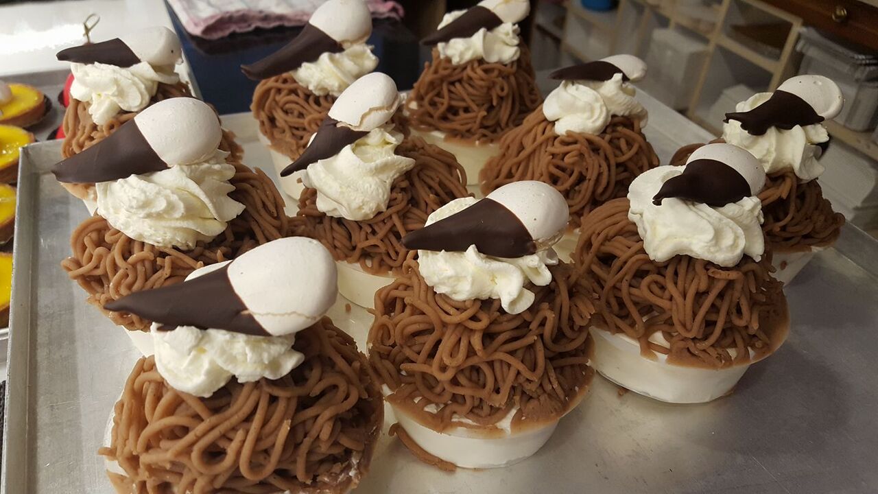 Une de nos spécialités ..... la torche aux marrons 