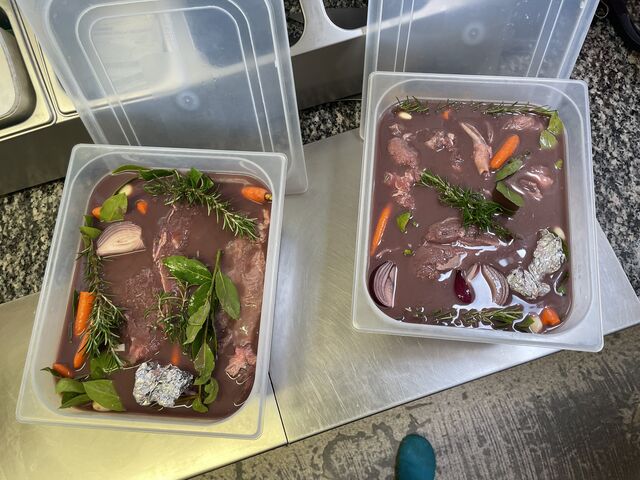 Inizio preparazione cinghio 