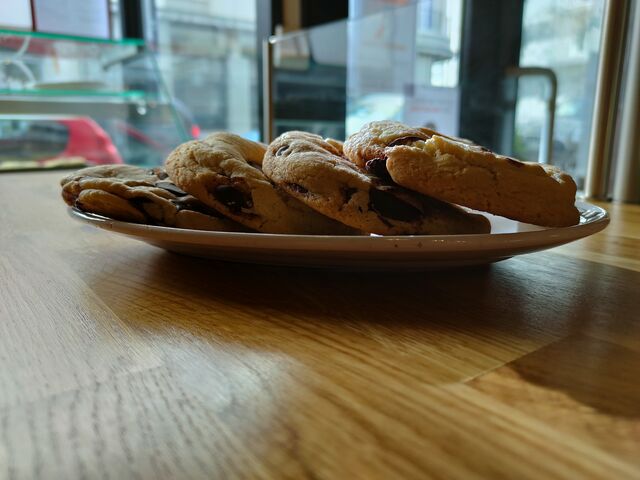Cookies au chocolat noir et sarrasin