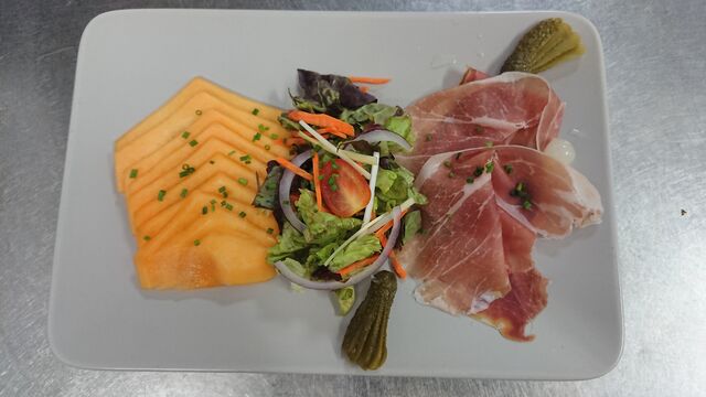 Melon au Jambon cru