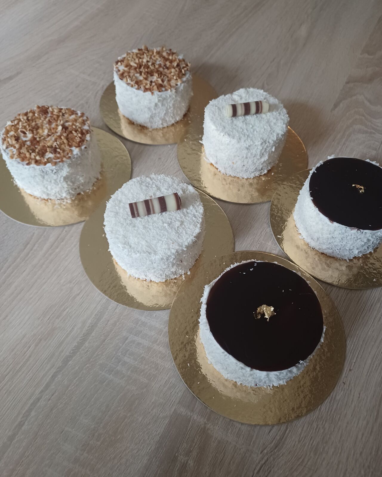 Entremet individuels chocolat coco 