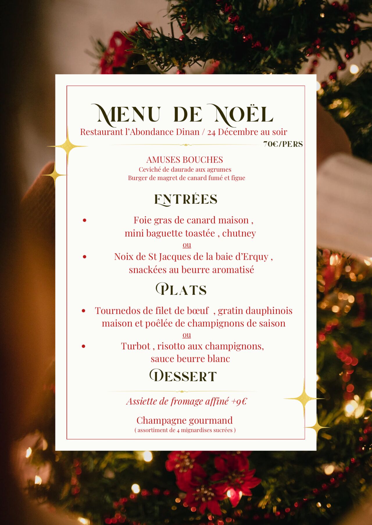 L’abondance fête Noël !