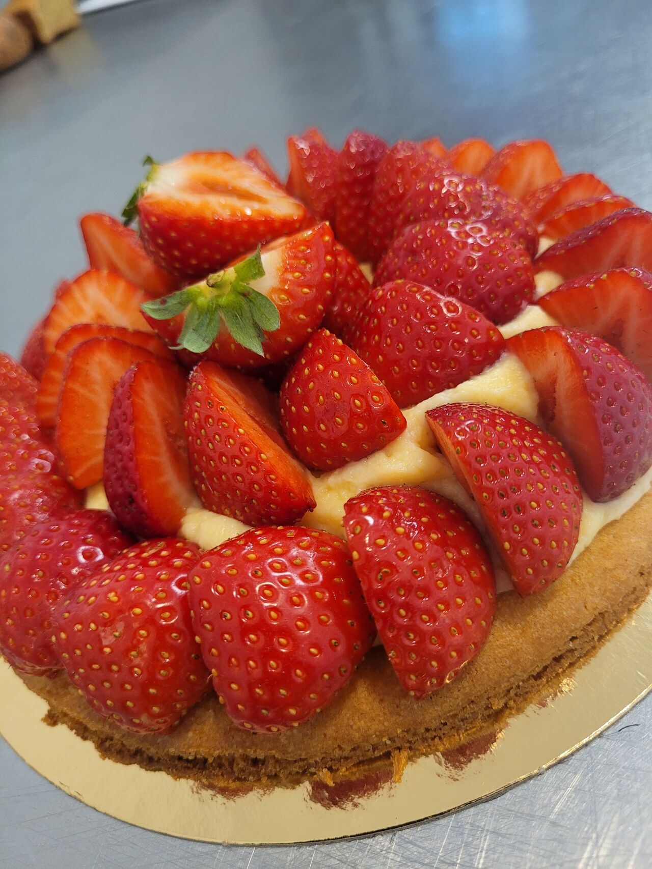 LA TARTE AUX FRAISES 6 personnes