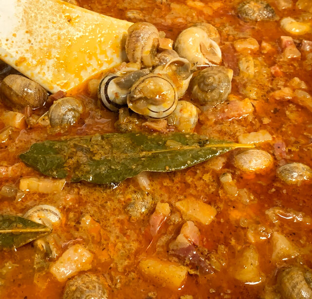 Caracoles en salsa picantitos