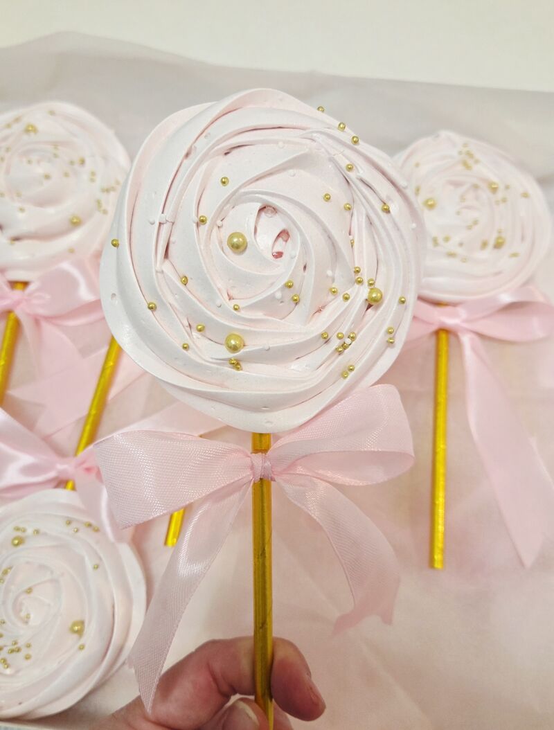 Sucettes meringues 