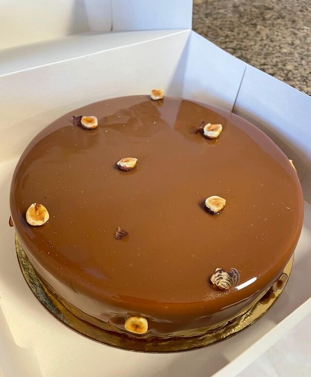 Entremet Craqueline au gianduja