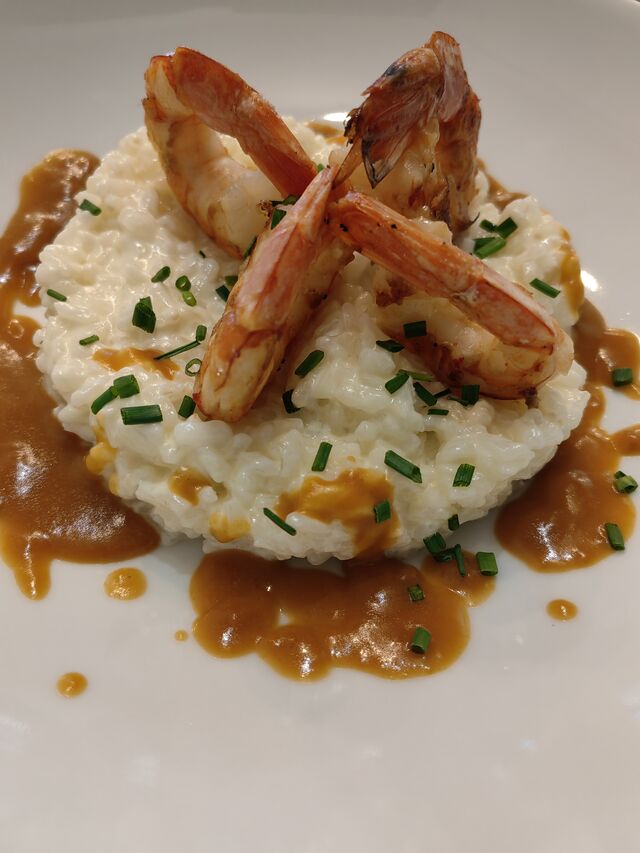 Risotto aux gambas
