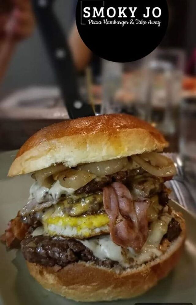 Smashed burger