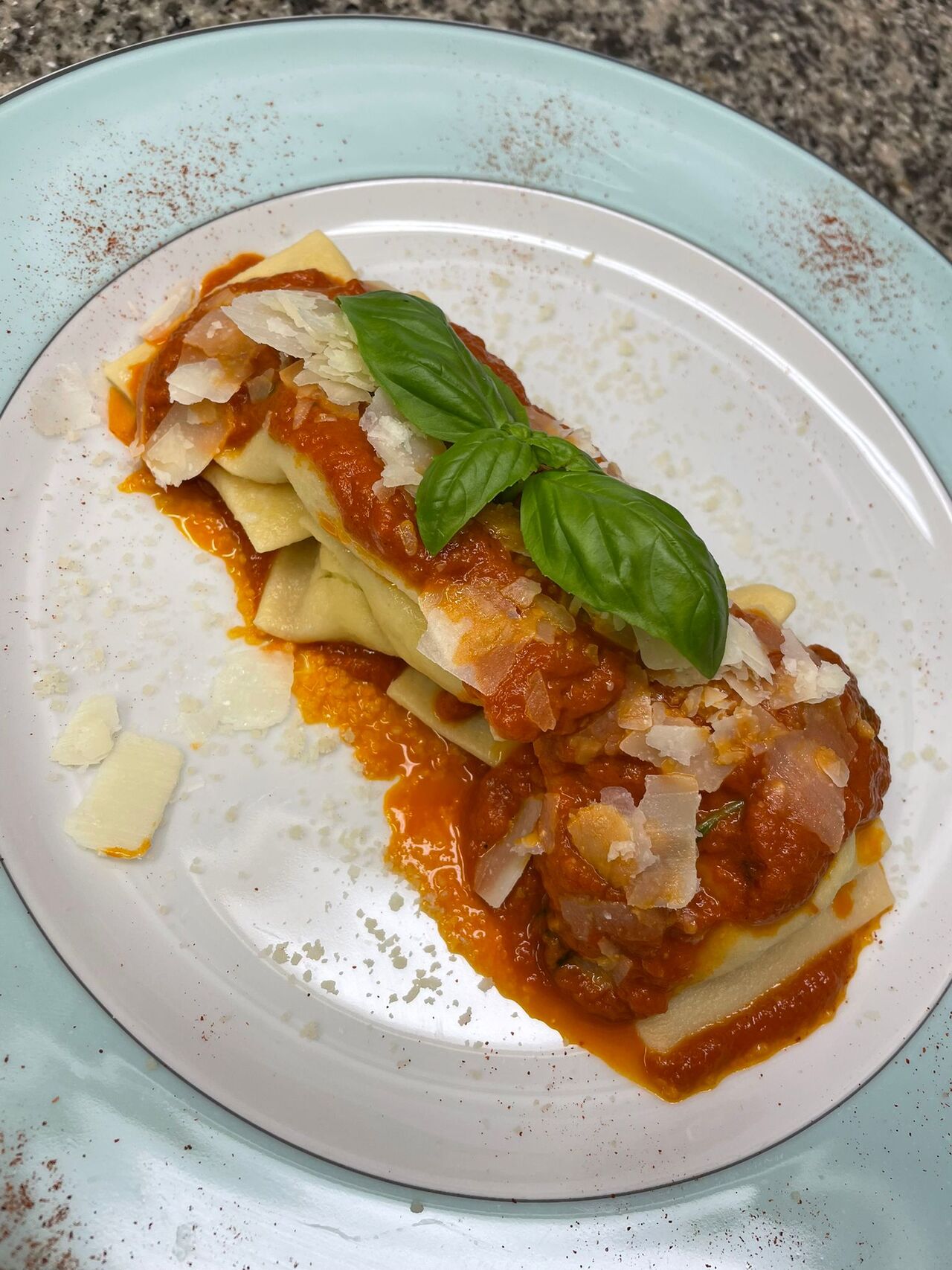 Hausgemachte sardische Ravioli