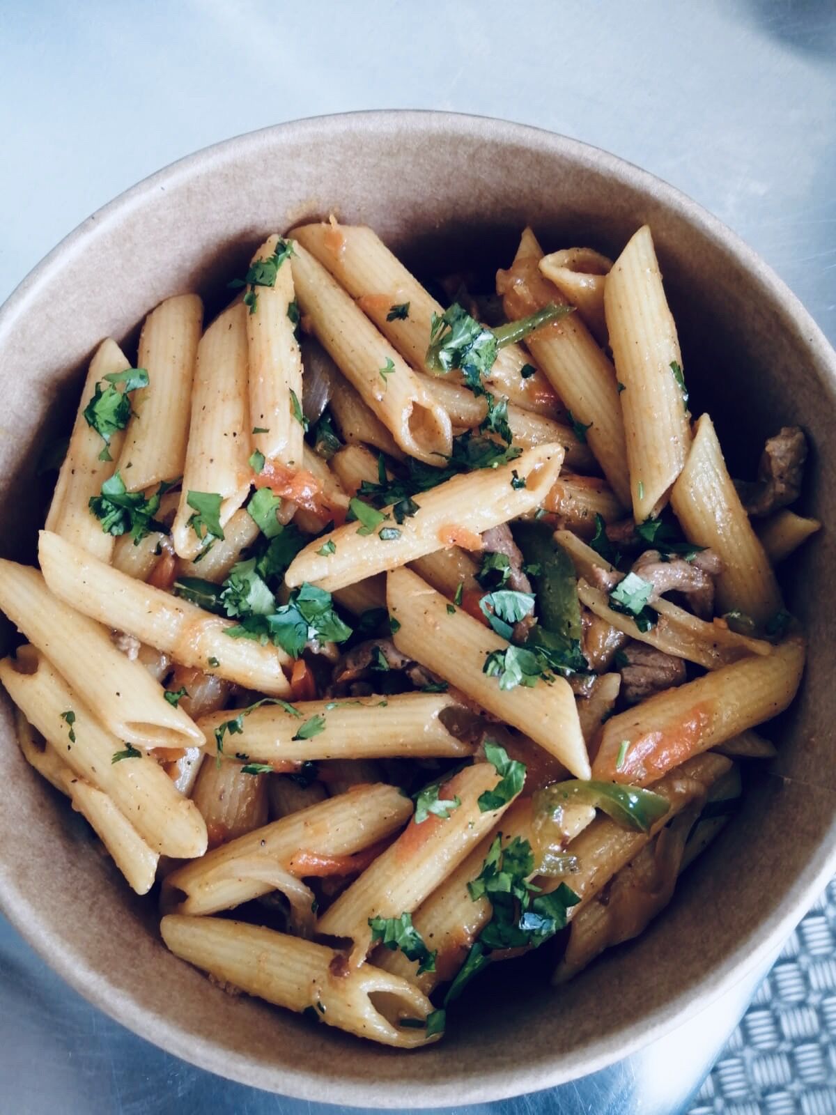 Sauté de bœuf et penne