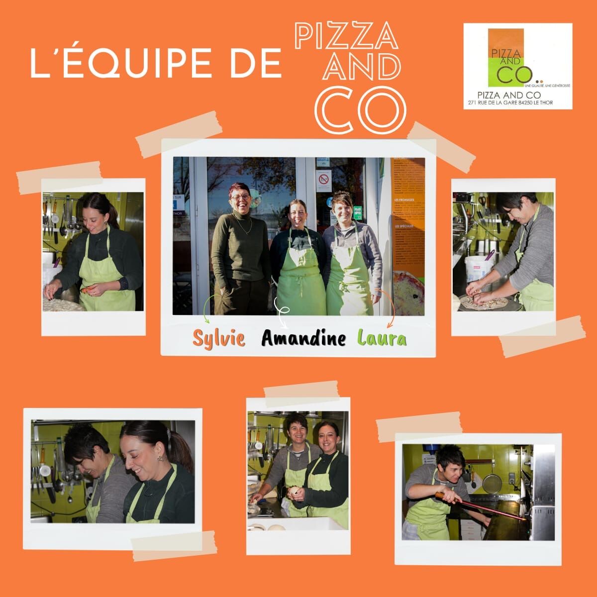 L’équipe Pizza and co
