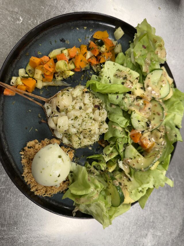 SALADE DE TARTARE DE SAINT JACQUES