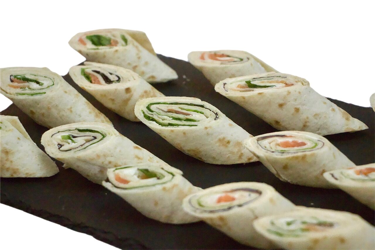 Wraps au saumon 