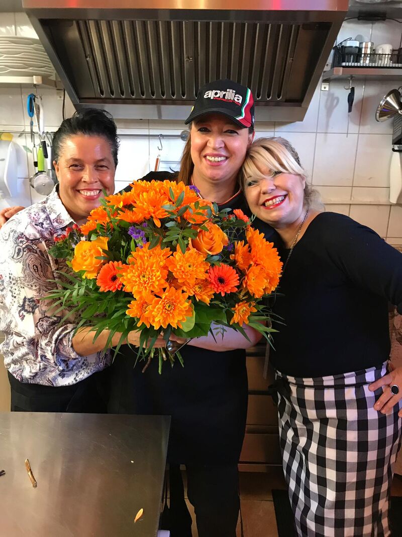 Flower power + Chefin Monia