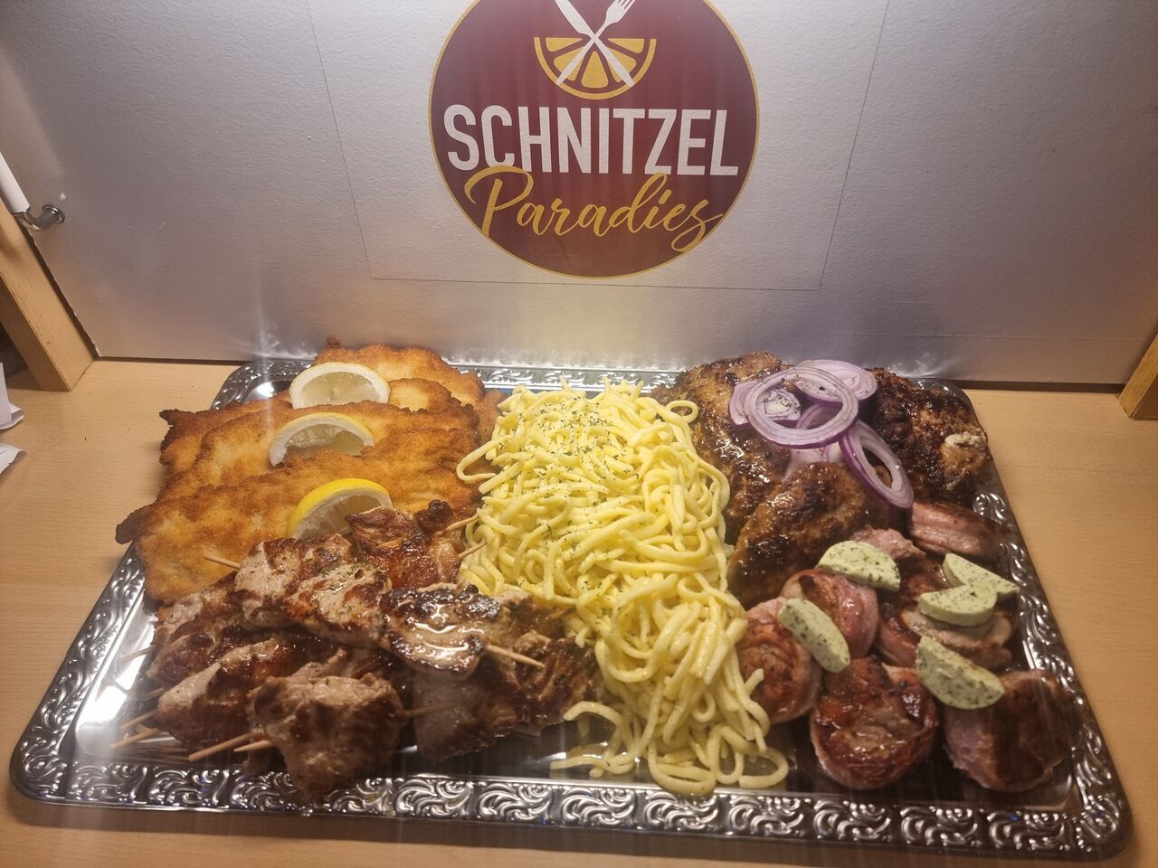 Große Grillplatte