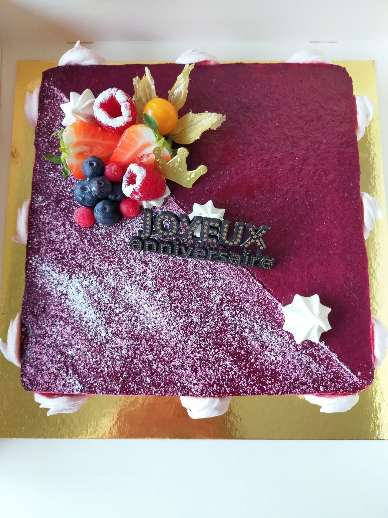 Bavarois fruits rouges