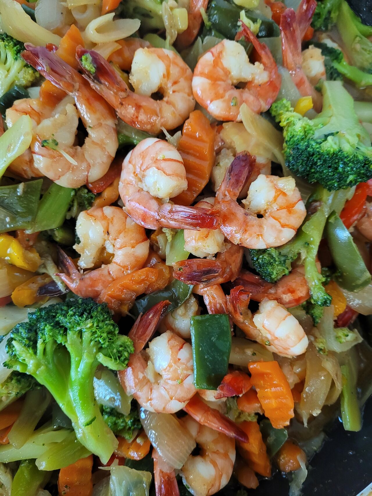 Kong Asian Food
Crevettes sautées aux légumes