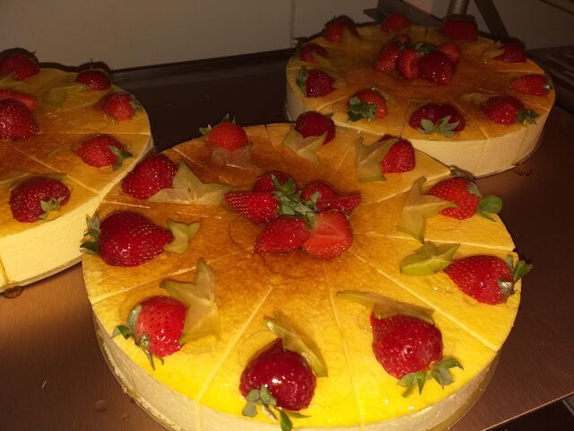 bavarois mousse fruits de la passion