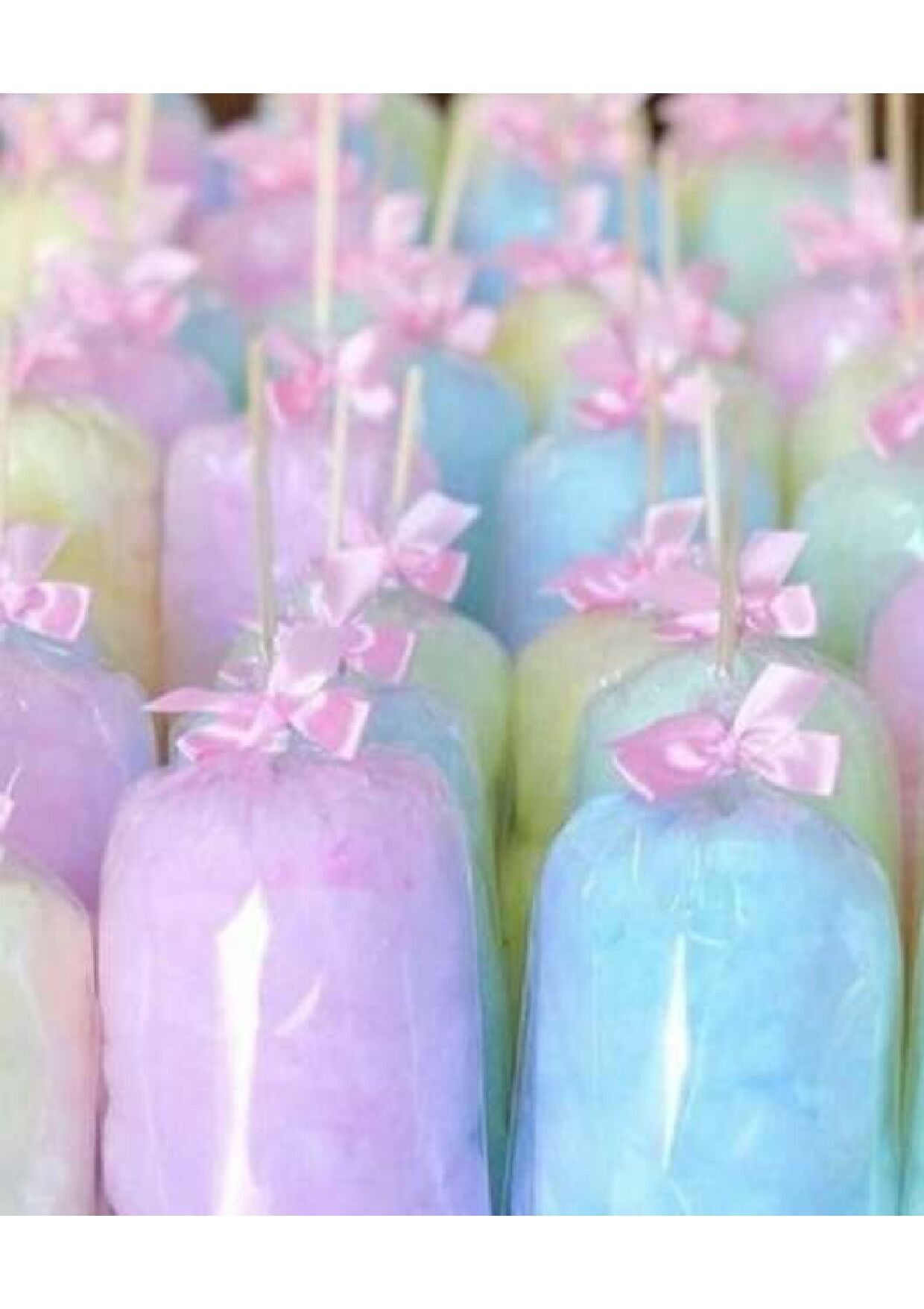 sachets barbe à papa à offrir