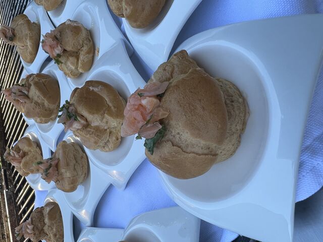 Soesje met gerookte zalm