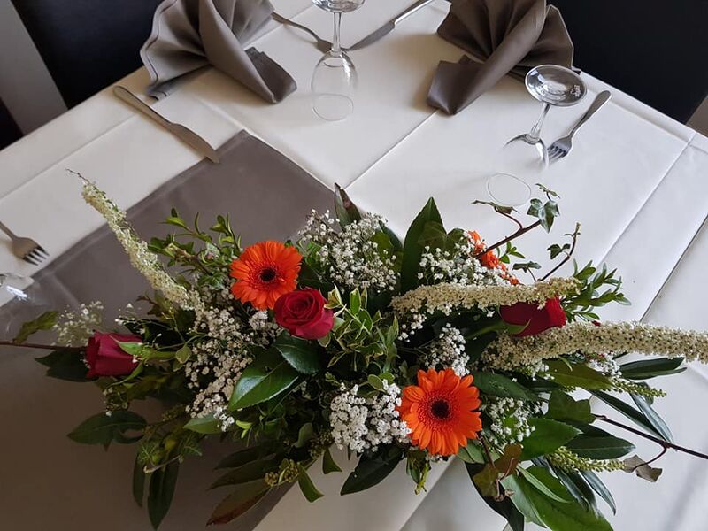 Selbstgemachte Deko für Taufe o.ä.