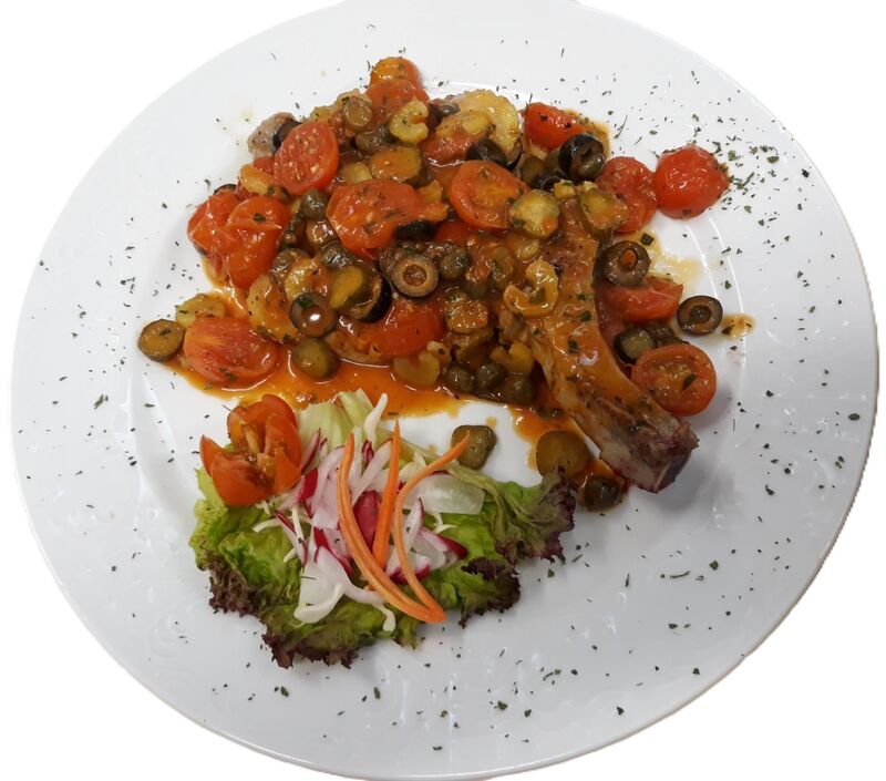cotoletta di maiale DUROC alla mediterranea