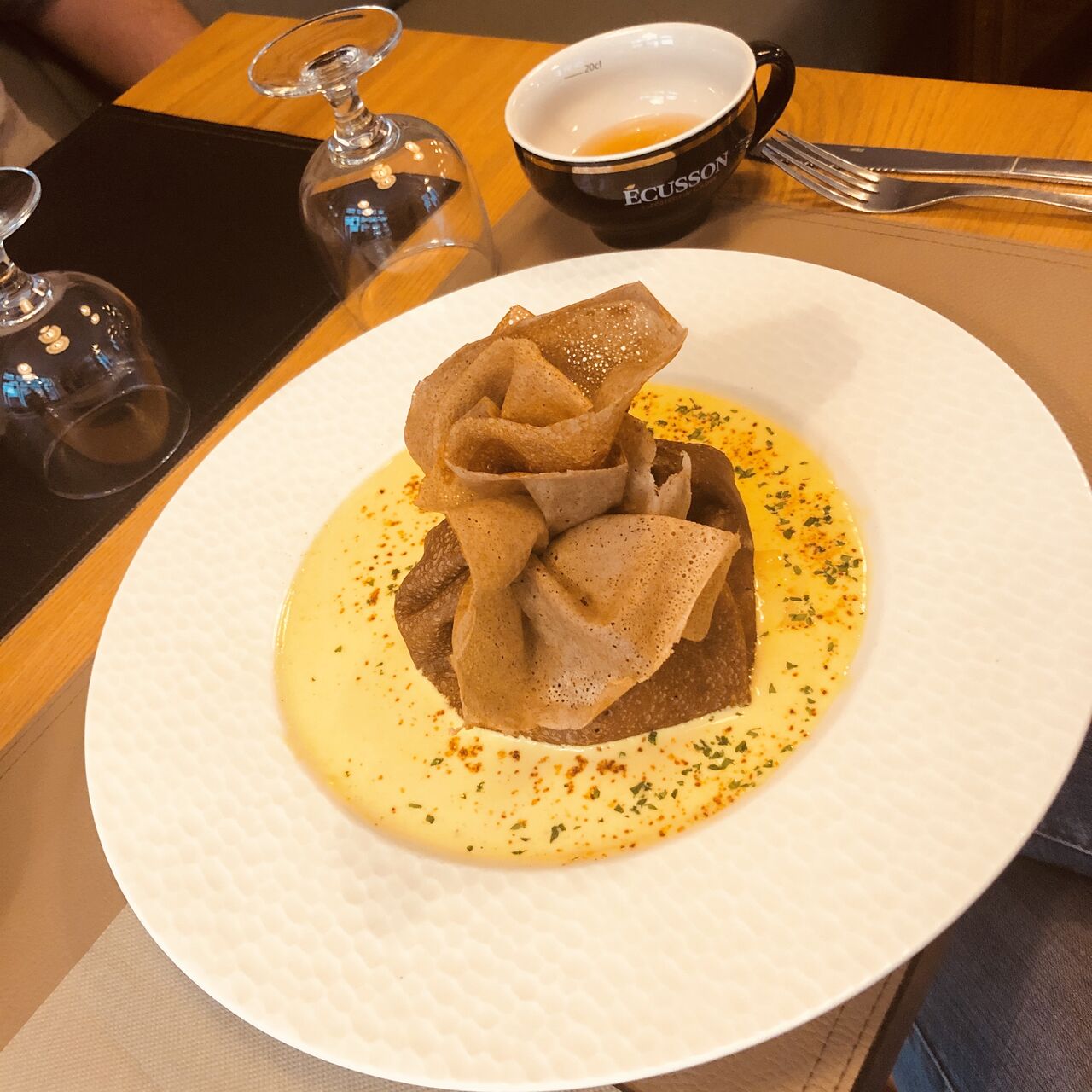 Galette aumônière Poulet Madras !