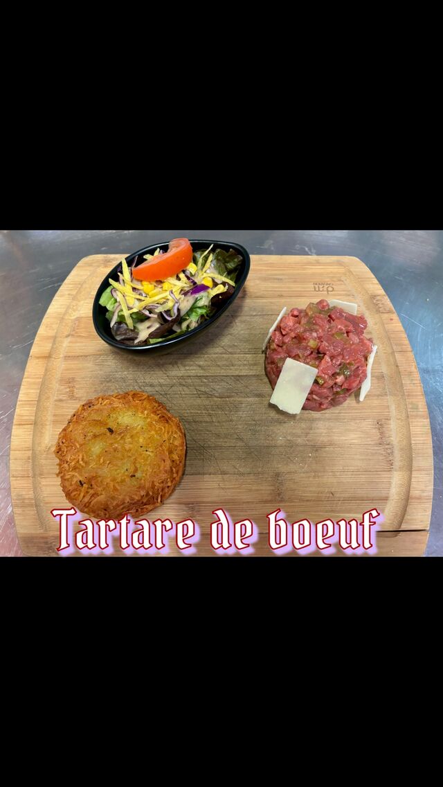 Tartare de boeuf