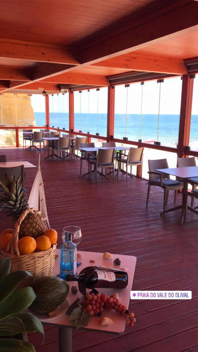 Vista habitual na nossa esplanada 