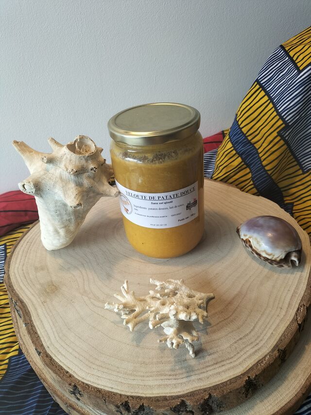 Velouté de patate douce lait coco 