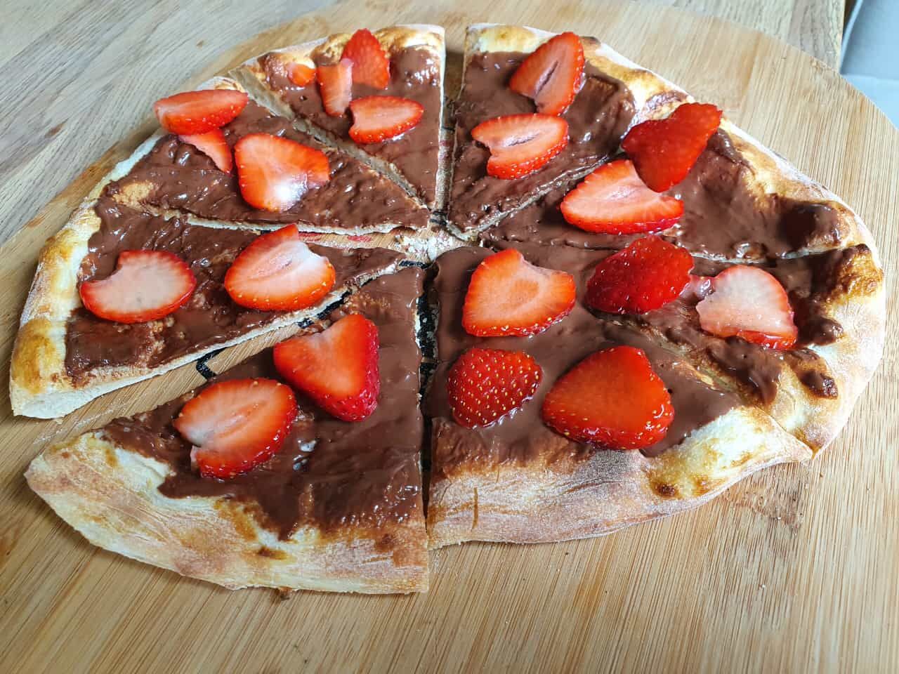 Unsere Nachtischpizza