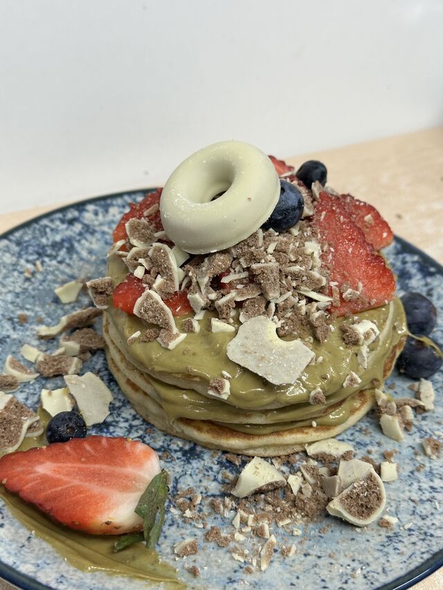 Pancakes Pistacho
