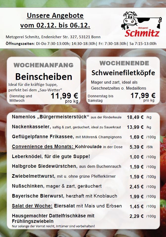 Unser Angebot für diese Woche:
