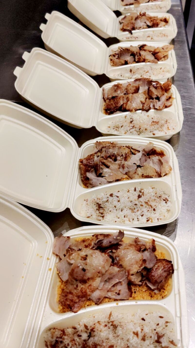Assiette kebab à emporter