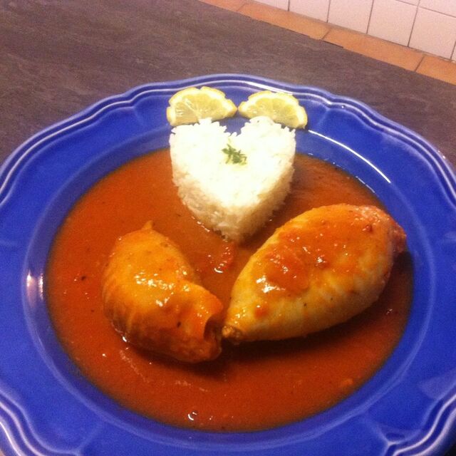 Encornet farci à la seitoise